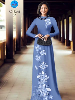 Vải áo dài Hoa in 3D đẹp sanh thanh khiết kiểu mới AD 6345 25 1576814333 594 Vai ao dai Hoa in 3D dep sanh thanh khiet