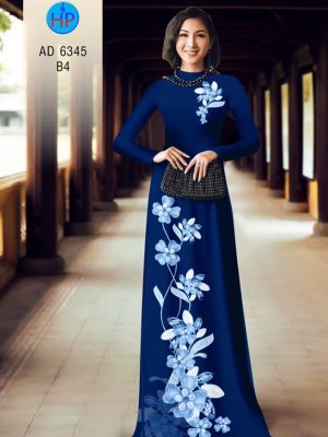 Vải áo dài Hoa in 3D đẹp sanh thanh khiết kiểu mới AD 6345 33 1576814333 595 Vai ao dai Hoa in 3D dep sanh thanh khiet