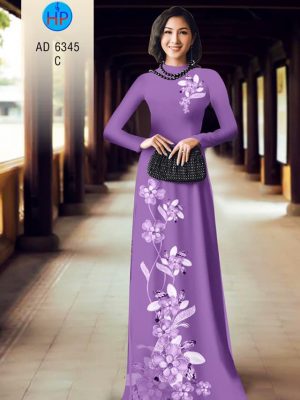 Vải áo dài Hoa in 3D đẹp sanh thanh khiết kiểu mới AD 6345 31 1576814333 649 Vai ao dai Hoa in 3D dep sanh thanh khiet