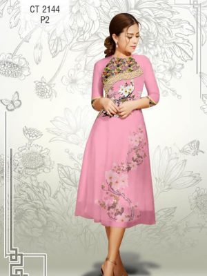Vải áo dài cách tân Hoa Đào kiểu mới AD CT2144 28 1576814997 653 Vai ao dai cach tan Hoa Dao kieu moi AD