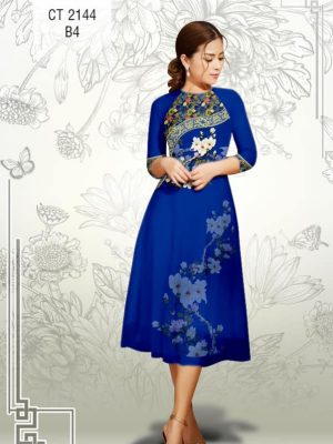 Vải áo dài cách tân Hoa Đào kiểu mới AD CT2144 22 1576814997 998 Vai ao dai cach tan Hoa Dao kieu moi AD