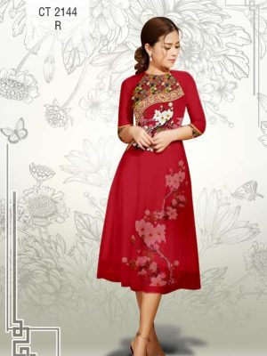 Vải áo dài cách tân Hoa Đào kiểu mới AD CT2144 36 1576814998 314 Vai ao dai cach tan Hoa Dao kieu moi AD