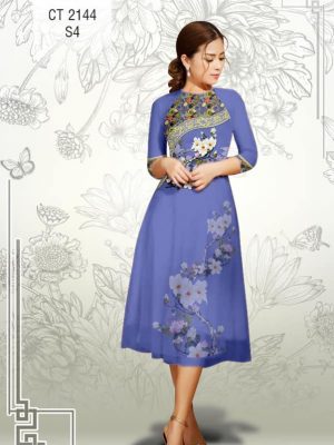 Vải áo dài cách tân Hoa Đào kiểu mới AD CT2144 34 1576814998 455 Vai ao dai cach tan Hoa Dao kieu moi AD