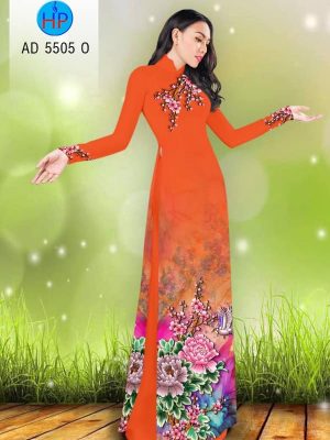 Vải áo dài Hoa Mẫu Đơn và Mùa Xuân kiểu mới AD 5505 24 1576815096 353 Vai ao dai Hoa Mau Don va Mua Xuan kieu