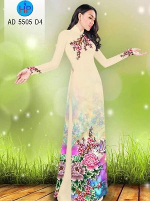 Vải áo dài Hoa Mẫu Đơn và Mùa Xuân kiểu mới AD 5505 26 1576815096 591 Vai ao dai Hoa Mau Don va Mua Xuan kieu