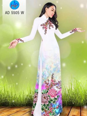 Vải áo dài Hoa Mẫu Đơn và Mùa Xuân kiểu mới AD 5505 23 1576815096 652 Vai ao dai Hoa Mau Don va Mua Xuan kieu