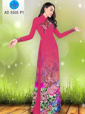 Vải áo dài Hoa Mẫu Đơn và Mùa Xuân kiểu mới AD 5505 31 1576815096 800 Vai ao dai Hoa Mau Don va Mua Xuan kieu