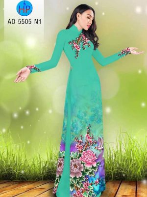Vải áo dài Hoa Mẫu Đơn và Mùa Xuân kiểu mới AD 5505 22 1576815096 888 Vai ao dai Hoa Mau Don va Mua Xuan kieu