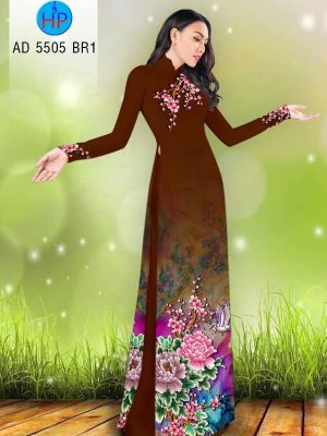 Vải áo dài Hoa Mẫu Đơn và Mùa Xuân kiểu mới AD 5505 30 1576815096 948 Vai ao dai Hoa Mau Don va Mua Xuan kieu