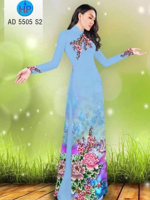 Vải áo dài Hoa Mẫu Đơn và Mùa Xuân kiểu mới AD 5505 35 1576815097 230 Vai ao dai Hoa Mau Don va Mua Xuan kieu
