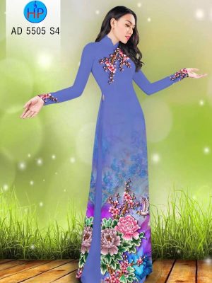 Vải áo dài Hoa Mẫu Đơn và Mùa Xuân kiểu mới AD 5505 34 1576815097 711 Vai ao dai Hoa Mau Don va Mua Xuan kieu