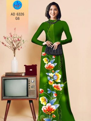 Vải áo dài Hoa in 3D mới ra AD 6326 31 1576815212 118 Vai ao dai Hoa in 3D moi ra AD 6326