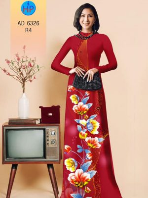 Vải áo dài Hoa in 3D mới ra AD 6326 24 1576815212 299 Vai ao dai Hoa in 3D moi ra AD 6326