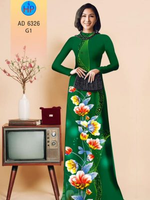 Vải áo dài Hoa in 3D mới ra AD 6326 33 1576815212 627 Vai ao dai Hoa in 3D moi ra AD 6326