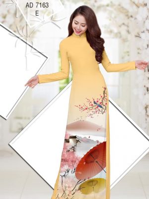 1576815326 19 Vai ao dai Hoa Dao va quat Xuan kieu moi