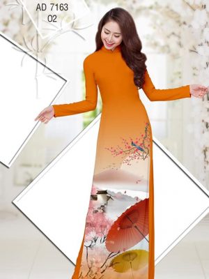 1576815326 464 Vai ao dai Hoa Dao va quat Xuan kieu moi