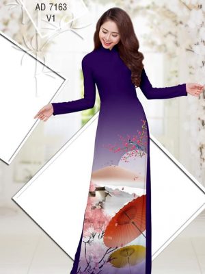 1576815326 615 Vai ao dai Hoa Dao va quat Xuan kieu moi