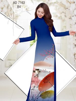 1576815326 791 Vai ao dai Hoa Dao va quat Xuan kieu moi