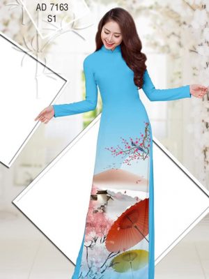 1576815327 342 Vai ao dai Hoa Dao va quat Xuan kieu moi