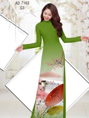 1576815327 63 Vai ao dai Hoa Dao va quat Xuan kieu moi