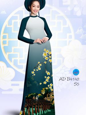 Vải áo dài Hoa Sứ kiểu mới AD B4142 30 1576815508 597 Vai ao dai Hoa Su kieu moi AD B4142