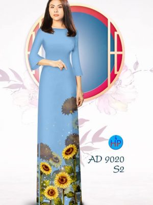 Vải áo dài Hoa Hướng Dương kiểu mới AD 9020 36 1576815715 151 Vai ao dai Hoa Huong Duong kieu moi AD 9020