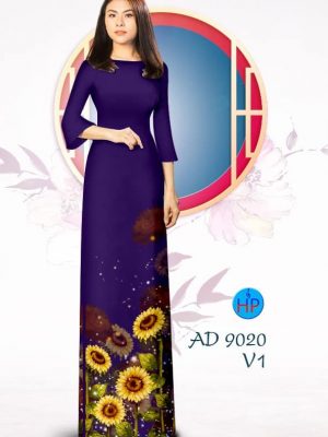 Vải áo dài Hoa Hướng Dương kiểu mới AD 9020 35 1576815715 563 Vai ao dai Hoa Huong Duong kieu moi AD 9020