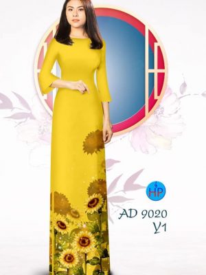 Vải áo dài Hoa Hướng Dương kiểu mới AD 9020 34 1576815715 807 Vai ao dai Hoa Huong Duong kieu moi AD 9020