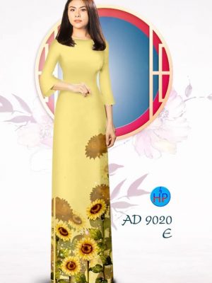Vải áo dài Hoa Hướng Dương kiểu mới AD 9020 29 1576815715 83 Vai ao dai Hoa Huong Duong kieu moi AD 9020