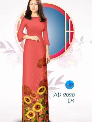 Vải áo dài Hoa Hướng Dương kiểu mới AD 9020 27 1576815715 977 Vai ao dai Hoa Huong Duong kieu moi AD 9020