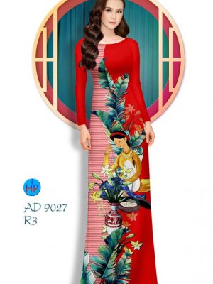 Vải áo dài Cô gái và hoa mới ra AD 9027 21 1576816816 111 Vai ao dai Co gai va hoa moi ra AD