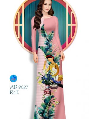 Vải áo dài Cô gái và hoa mới ra AD 9027 28 1576816816 249 Vai ao dai Co gai va hoa moi ra AD