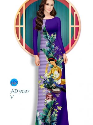 Vải áo dài Cô gái và hoa mới ra AD 9027 22 1576816816 782 Vai ao dai Co gai va hoa moi ra AD