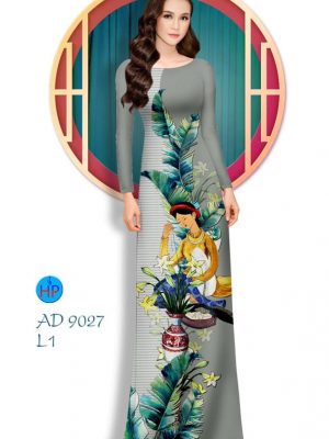 Vải áo dài Cô gái và hoa mới ra AD 9027 29 1576816816 793 Vai ao dai Co gai va hoa moi ra AD