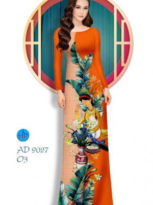 Vải áo dài Cô gái và hoa mới ra AD 9027 26 1576816816 809 Vai ao dai Co gai va hoa moi ra AD