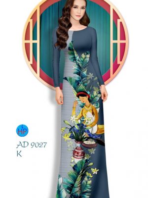 Vải áo dài Cô gái và hoa mới ra AD 9027 31 1576816817 221 Vai ao dai Co gai va hoa moi ra AD