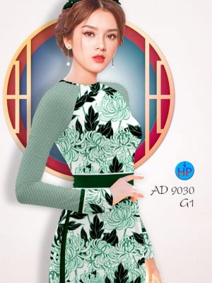 Vải áo dài Cúc đại đoá thiết kế 2019 AD 9030 20 1576817941 305 Vai ao dai Cuc dai doa thiet ke 2019 AD
