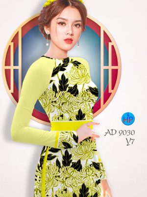 Vải áo dài Cúc đại đoá thiết kế 2019 AD 9030 35 1576817943 235 Vai ao dai Cuc dai doa thiet ke 2019 AD