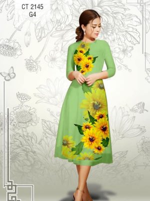Vải áo dài cách tận Hoa Hướng Dương kiểu mới AD CT2145 32 1577086946 820 Vai ao dai cach tan Hoa Huong Duong kieu moi
