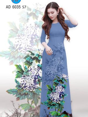 Vải áo dài Cúc đại đoá thiết kế 2019 AD 6035 23 1577087896 365 Vai ao dai Cuc dai doa thiet ke 2019 AD