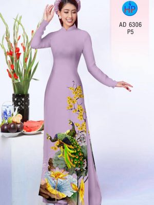Vải áo dài Chim công thiết kế 2019 AD 6306 33 1577088907 465 Vai ao dai Chim cong thiet ke 2019 AD 6306