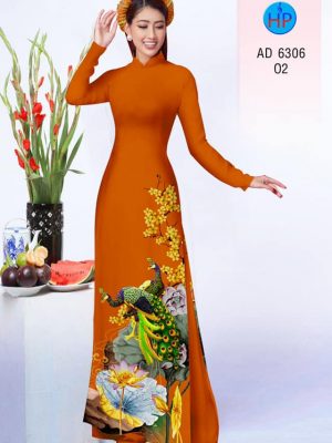 Vải áo dài Chim công thiết kế 2019 AD 6306 22 1577088907 605 Vai ao dai Chim cong thiet ke 2019 AD 6306