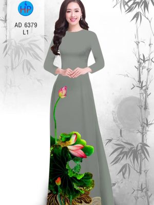 Vải áo dài hoa Sen thiết kế 2019 AD 6379 23 1577090532 1 Vai ao dai hoa Sen thiet ke 2019 AD 6379