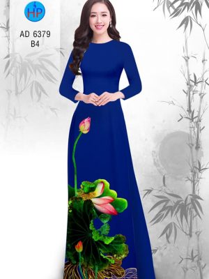 Vải áo dài hoa Sen thiết kế 2019 AD 6379 34 1577090533 448 Vai ao dai hoa Sen thiet ke 2019 AD 6379