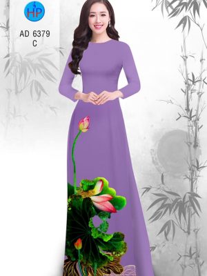 Vải áo dài hoa Sen thiết kế 2019 AD 6379 32 1577090533 788 Vai ao dai hoa Sen thiet ke 2019 AD 6379