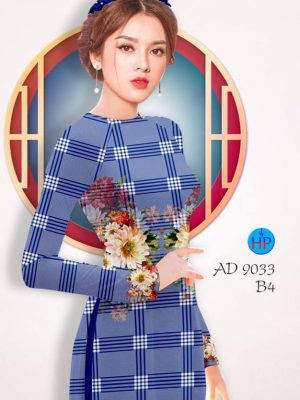 Vải áo dài Hoa văn sọc và hoa kiểu mới AD 9033 21 1577090794 555 Vai ao dai Hoa van soc va hoa kieu moi