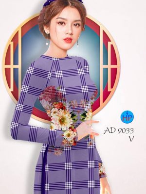 Vải áo dài Hoa văn sọc và hoa kiểu mới AD 9033 33 1577090795 150 Vai ao dai Hoa van soc va hoa kieu moi