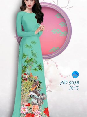 Vải áo dài chim công trong vườn hoa Mẫu Đơn mới ra AD 9038 22 1577091149 13 Vai ao dai chim cong trong vuon hoa Mau Don