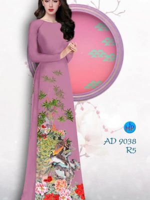 Vải áo dài chim công trong vườn hoa Mẫu Đơn mới ra AD 9038 25 1577091149 619 Vai ao dai chim cong trong vuon hoa Mau Don
