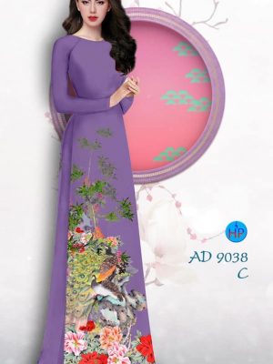 Vải áo dài chim công trong vườn hoa Mẫu Đơn mới ra AD 9038 36 1577091150 137 Vai ao dai chim cong trong vuon hoa Mau Don